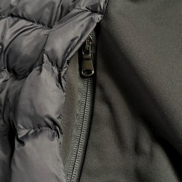 Polo Ralph Lauren Men’s Black Hooded Hybrid Puffer Jacket Full Zip Size Large - Picture 8 of 15